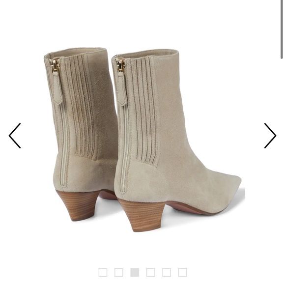 Aquazzura Saint Honore Beige Suede - Picture 2 of 7